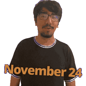 24 November Sticker