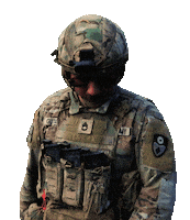 Whats Going On Soldier Sticker by Only_Reilly