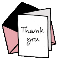 twotabbies thank you thanks wedding envelope Sticker