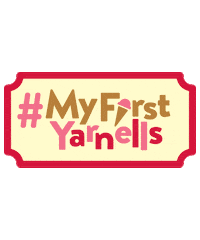 Yarnells pink baby kids yum Sticker