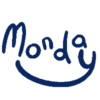 CadabraStudio work blue monday week Sticker