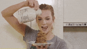 karliekloss pancakes karlie kloss syrup GIF