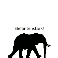 elephant Sticker by KAMBAKU Power Coccao