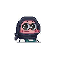 pixlixza eyes pixel art stare anya Sticker