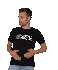 Hungry Coffee Time Sticker by 30ml Coffee & Food