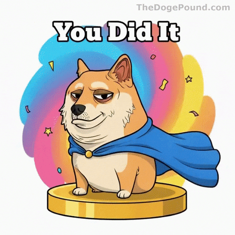 Proud Of You Good Job GIF by Doge Pound