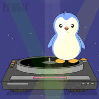 Record Player Spinning GIF by Pudgy Penguins