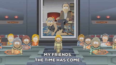 attack courage GIF by South Park 