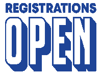 Register Flashing Text Sticker by UWA Little Athletics Club