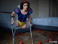 Snow White Amputee GIF