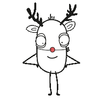 Christmas Glowing Sticker by Quipster