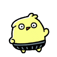 Chick 행복 Sticker