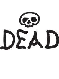 death die Sticker