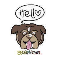 English Bulldog Dog Sticker