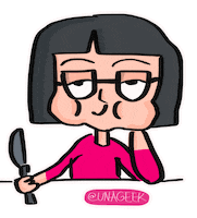 comida eating Sticker by Una Geek