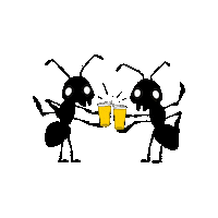 Bar Sticker by Cerveza Hormiga Negra