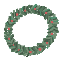 Red Berries Art Sticker