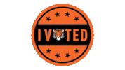 Vote Tigers Sticker by Princeton University