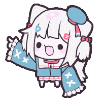 Girl Point Sticker