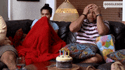 Scared Happy Birthday GIF by Gogglebox Australia