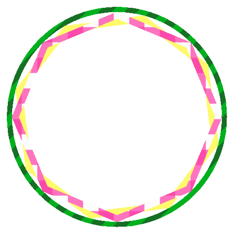 Circle Frame Sticker by しまみほ