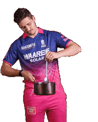 Halla Bol Wow Sticker by Rajasthan Royals