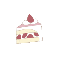 Birthday Cake Eating Sticker