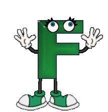F Sticker