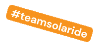 teamsolaride orange hastag solaride solarider Sticker