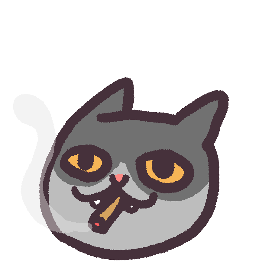 Cat Bless Sticker by Dan2k