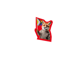 Proud Fox Sticker by Deutscher Gewerkschaftsbund (DGB)