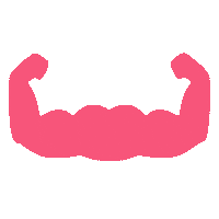 OKCBLUSH gym female blush camp Sticker