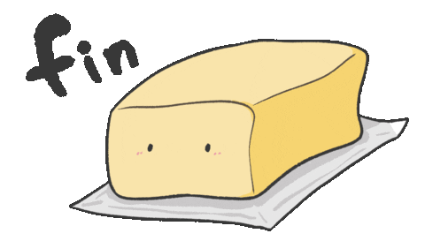 Butter Finish Sticker