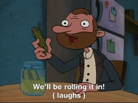 hey arnold nicksplat GIF