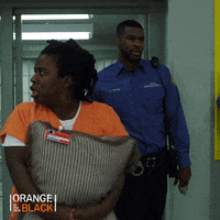 Scared Orange Is The New Black GIF by NETFLIX