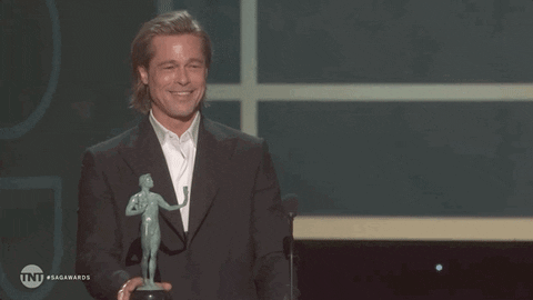 Brad Pitt Point GIF by SAG Awards
