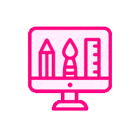 Art Pink Sticker