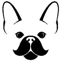 Dog Pink Sticker by LanaBandana Dogwear