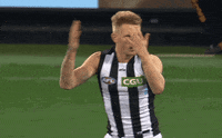 Adam Treloar Reaction GIF by CollingwoodFC
