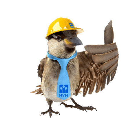 nvm-officieel makelaar nvm mus jip Sticker