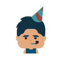 Sad Illustration Sticker