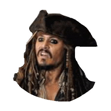 Johnny Depp Jack Sticker by imoji