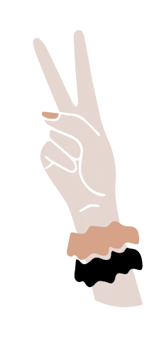 Peace Scrunchie Sticker by My Equestrian Style