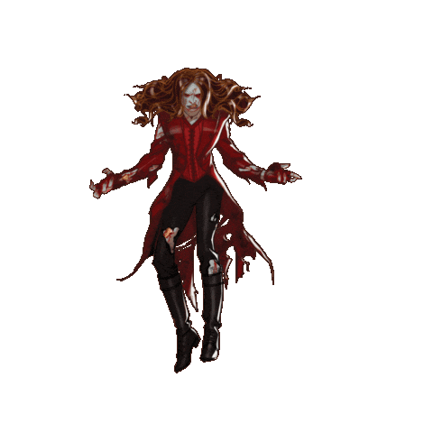 Floating Scarlet Witch Sticker by Marvel Studios