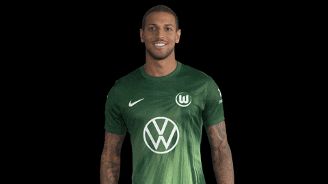 Happy Goal GIF by VfL Wolfsburg