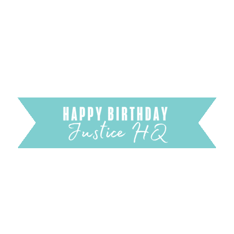 Birthday Brand Sticker by Justice HQ
