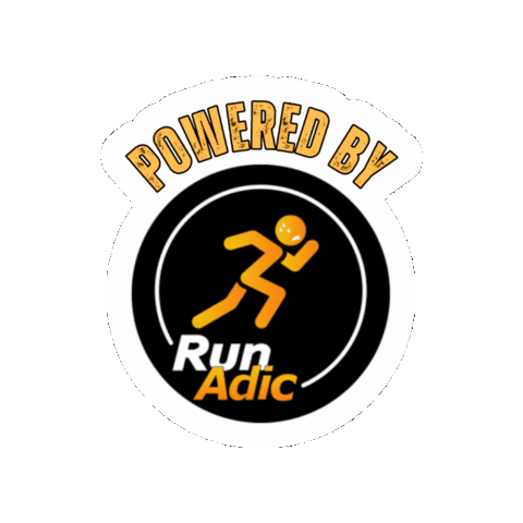 Run Club Running Sticker by RunAdic