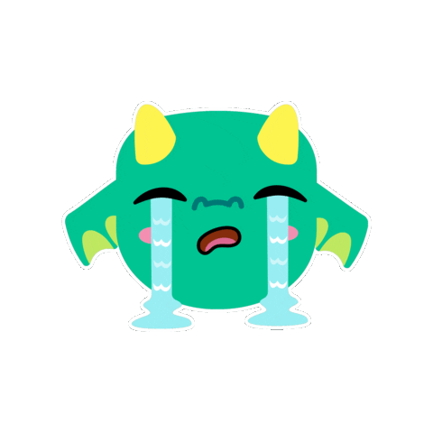 Smashlings omg crying upset dragon Sticker