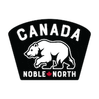 Canadian Bear Sticker by Noble North Co.