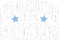 Ratherbe Sticker by Surfside Beach Co